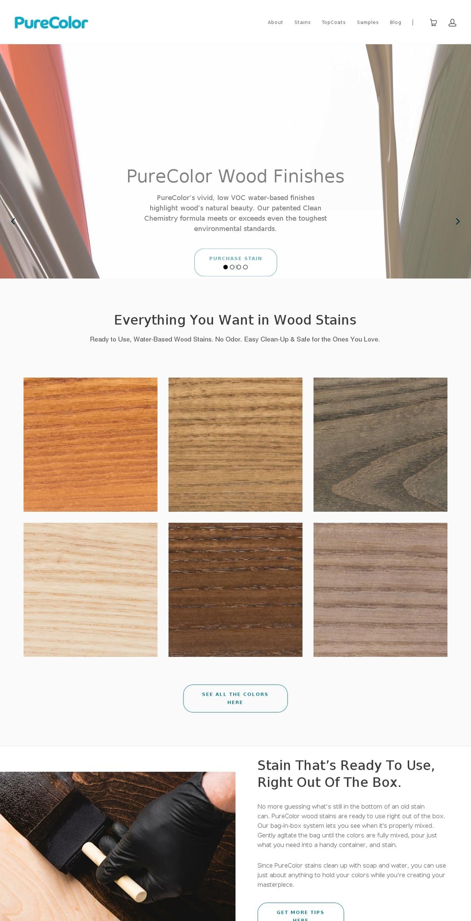 sustainablestain.net shopify website screenshot
