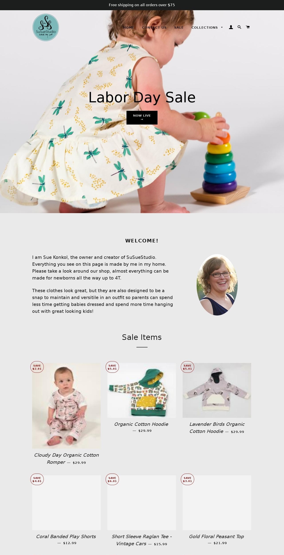 susuestudio.com — Shopify storefront screenshot