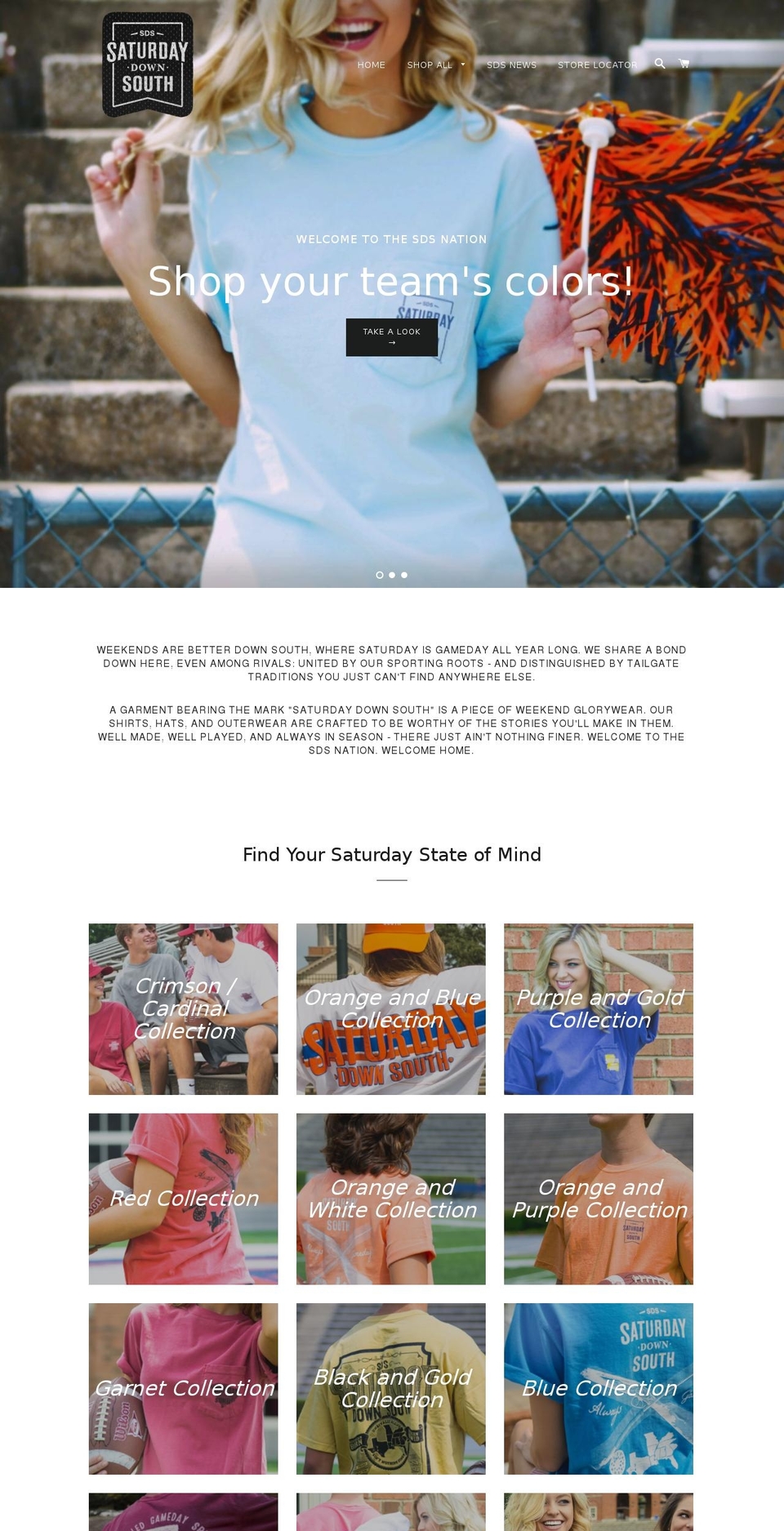 suthrn.com — Shopify storefront screenshot