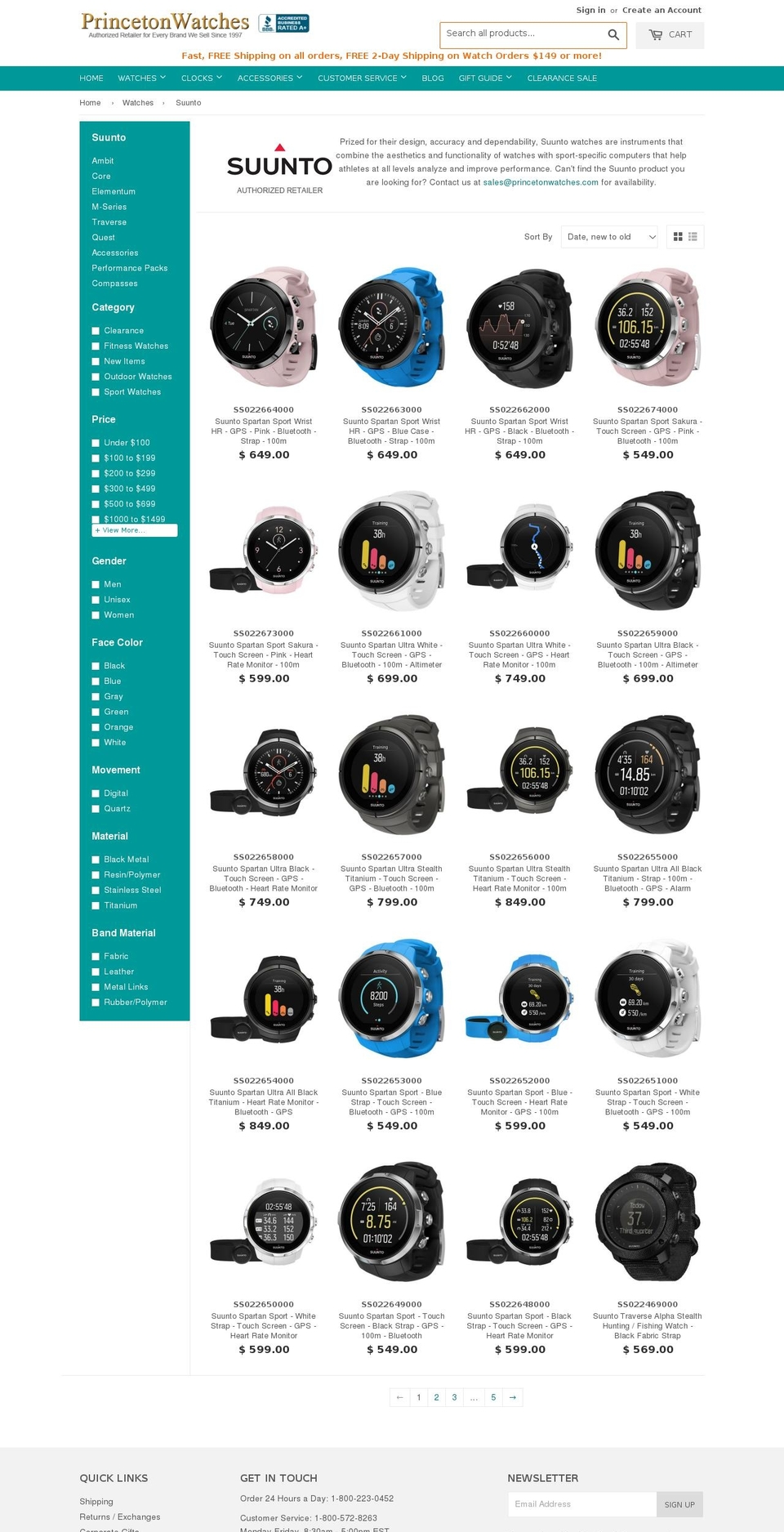 suuntowatch.com shopify website screenshot