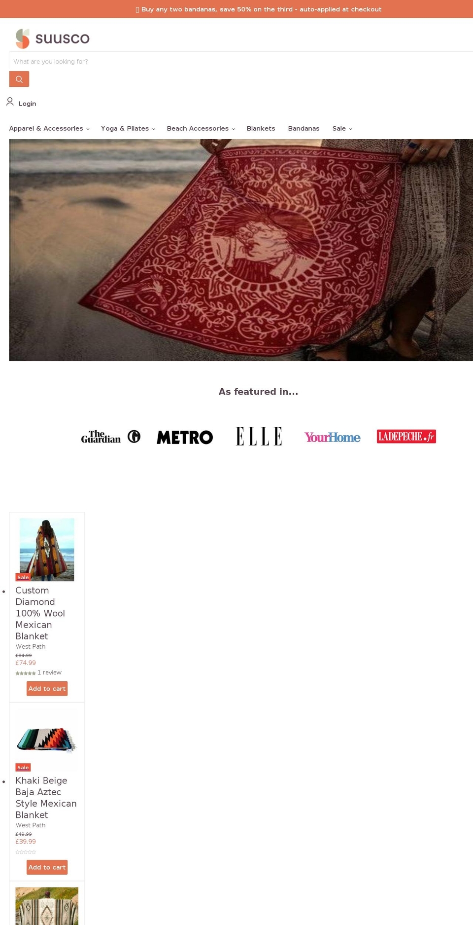 suusco.com shopify website screenshot