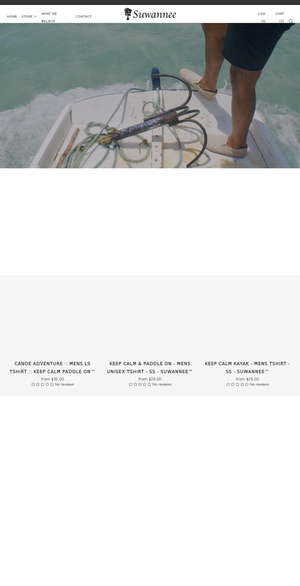 suwanneebrand.com shopify website screenshot