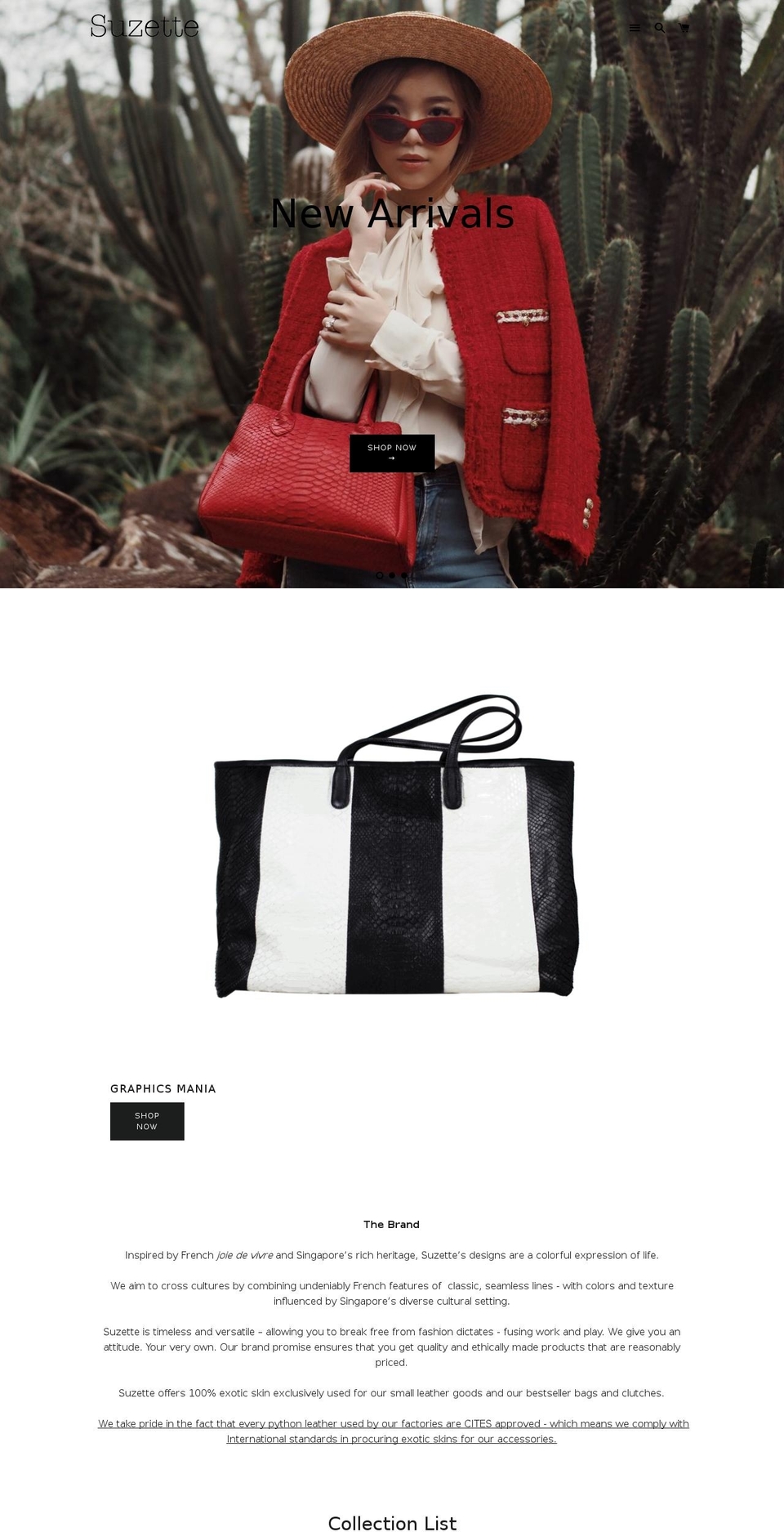 suzette-shop.com — Shopify storefront screenshot