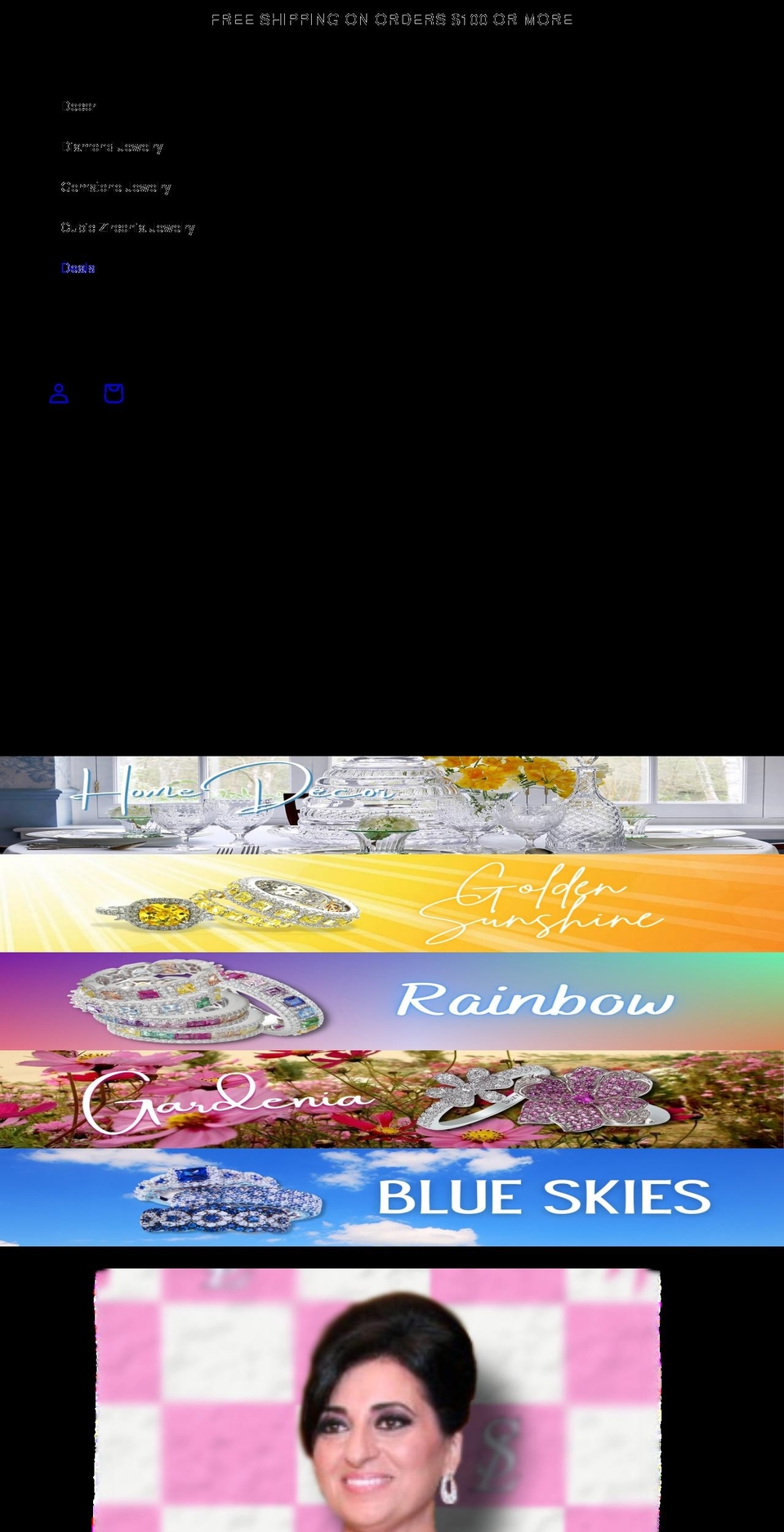 suzylevian.com shopify website screenshot