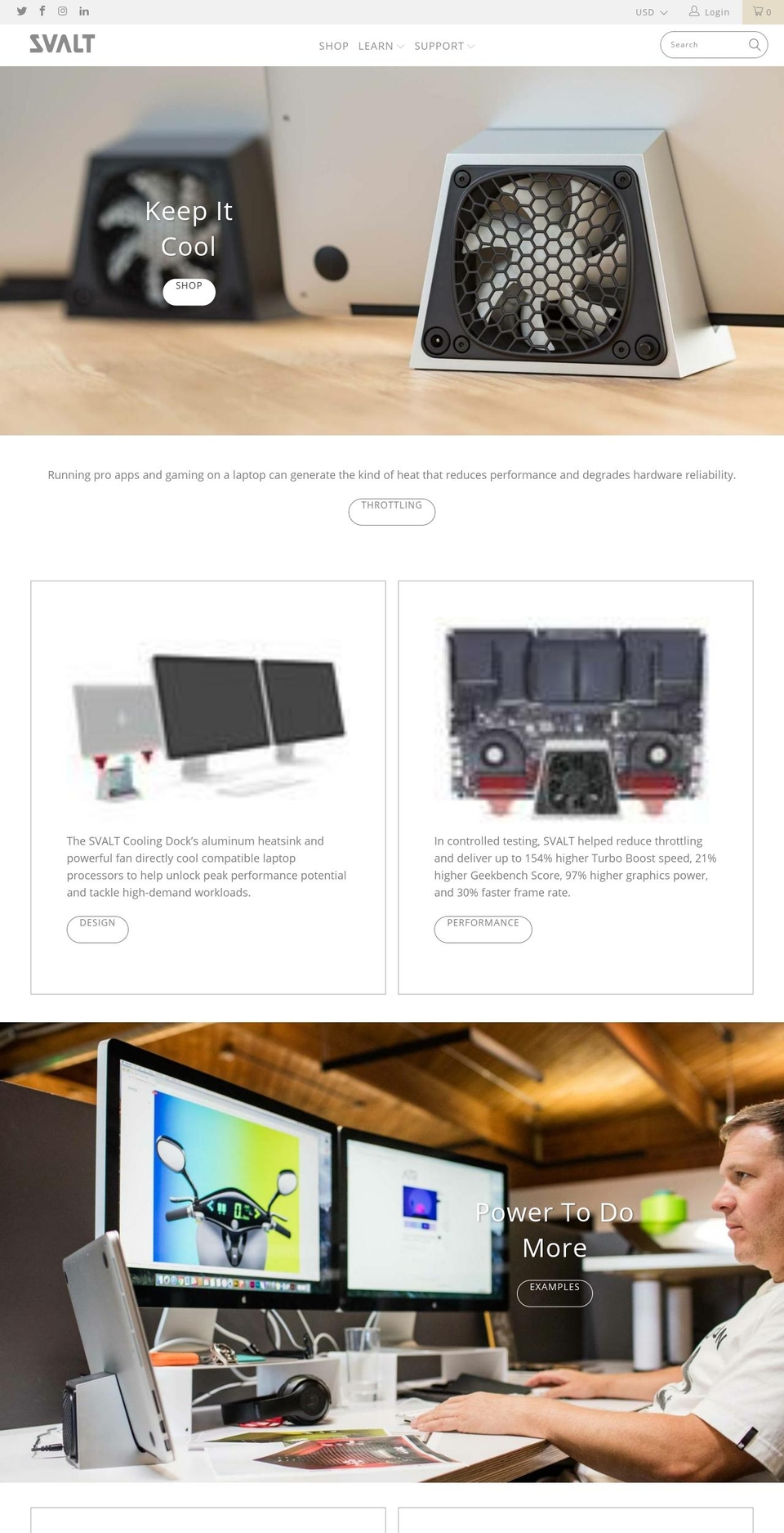 svalt.biz shopify website screenshot