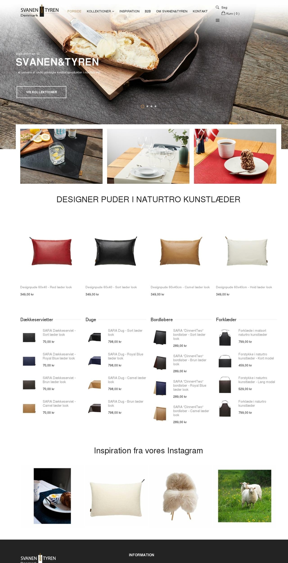 svanenogtyren.dk shopify website screenshot