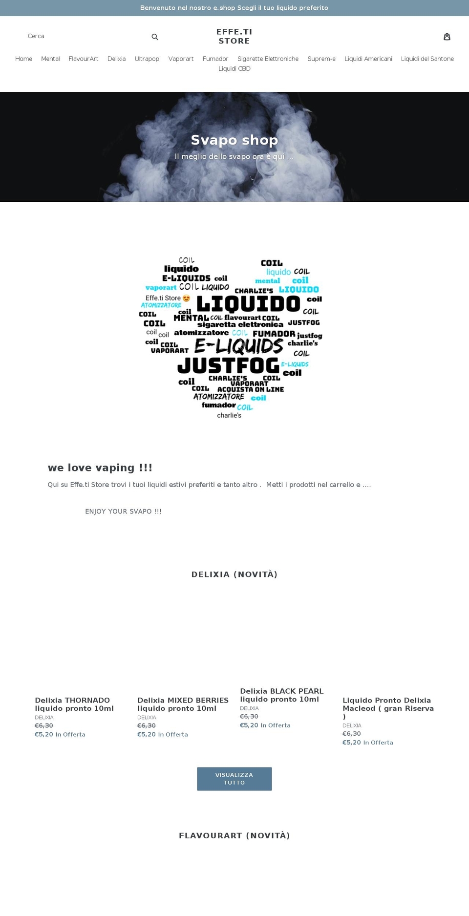 svapoit.com — Shopify storefront screenshot