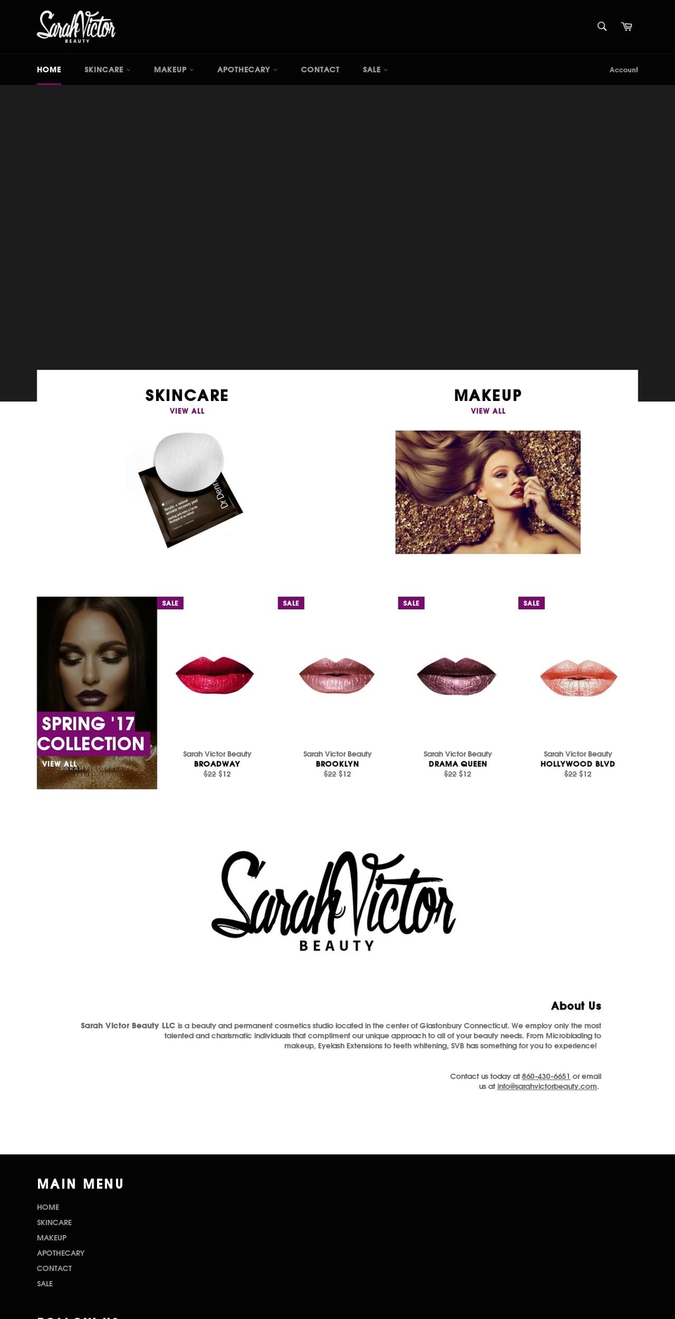 svbcosmetics.com — Shopify store on .com
