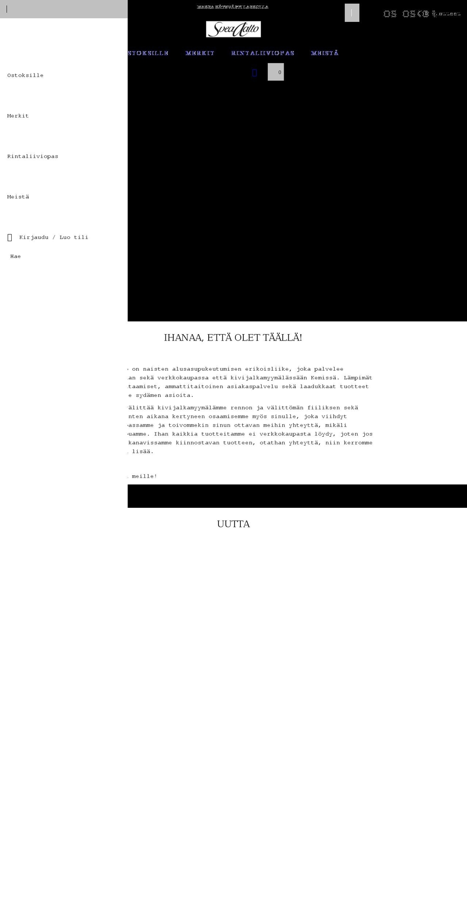 svea-aalto.fi shopify website screenshot