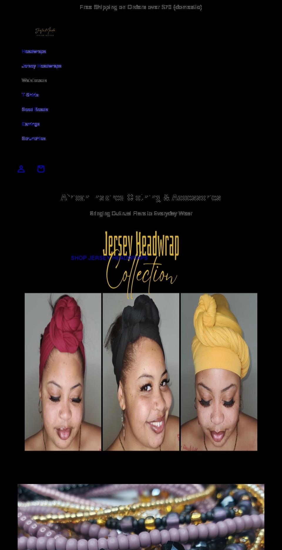 svefamade.com shopify website screenshot