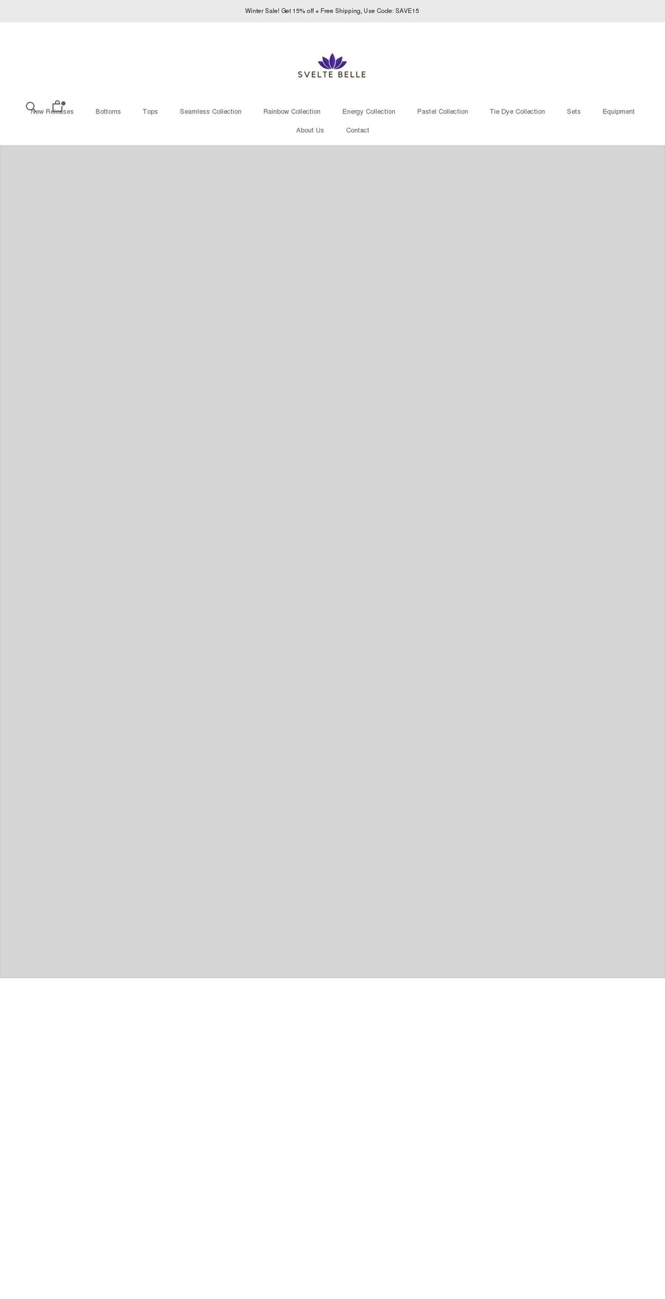 sveltebelle.com shopify website screenshot