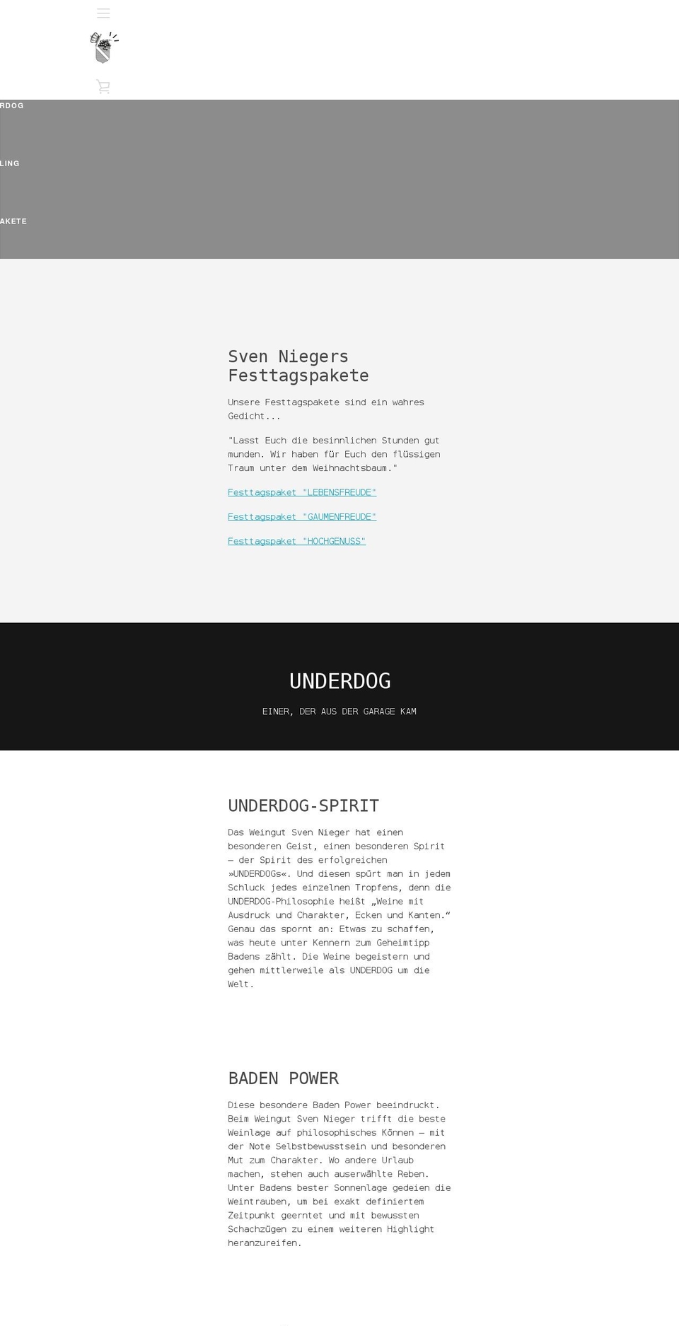 sven-nieger.com shopify website screenshot