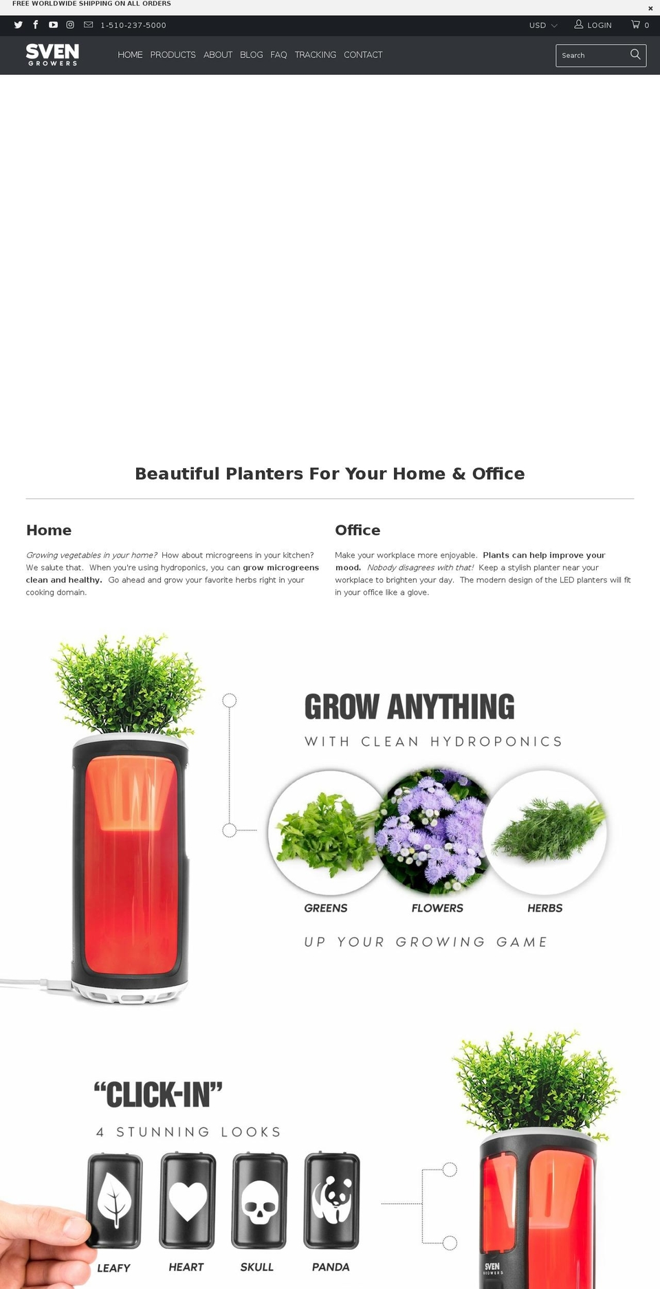 svengrowers.com — Shopify storefront screenshot