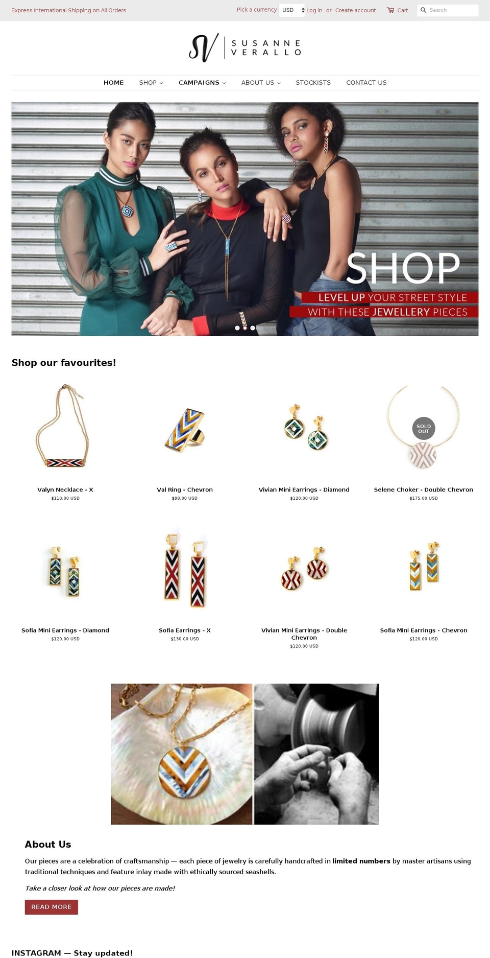 sverallo.com — Shopify storefront screenshot