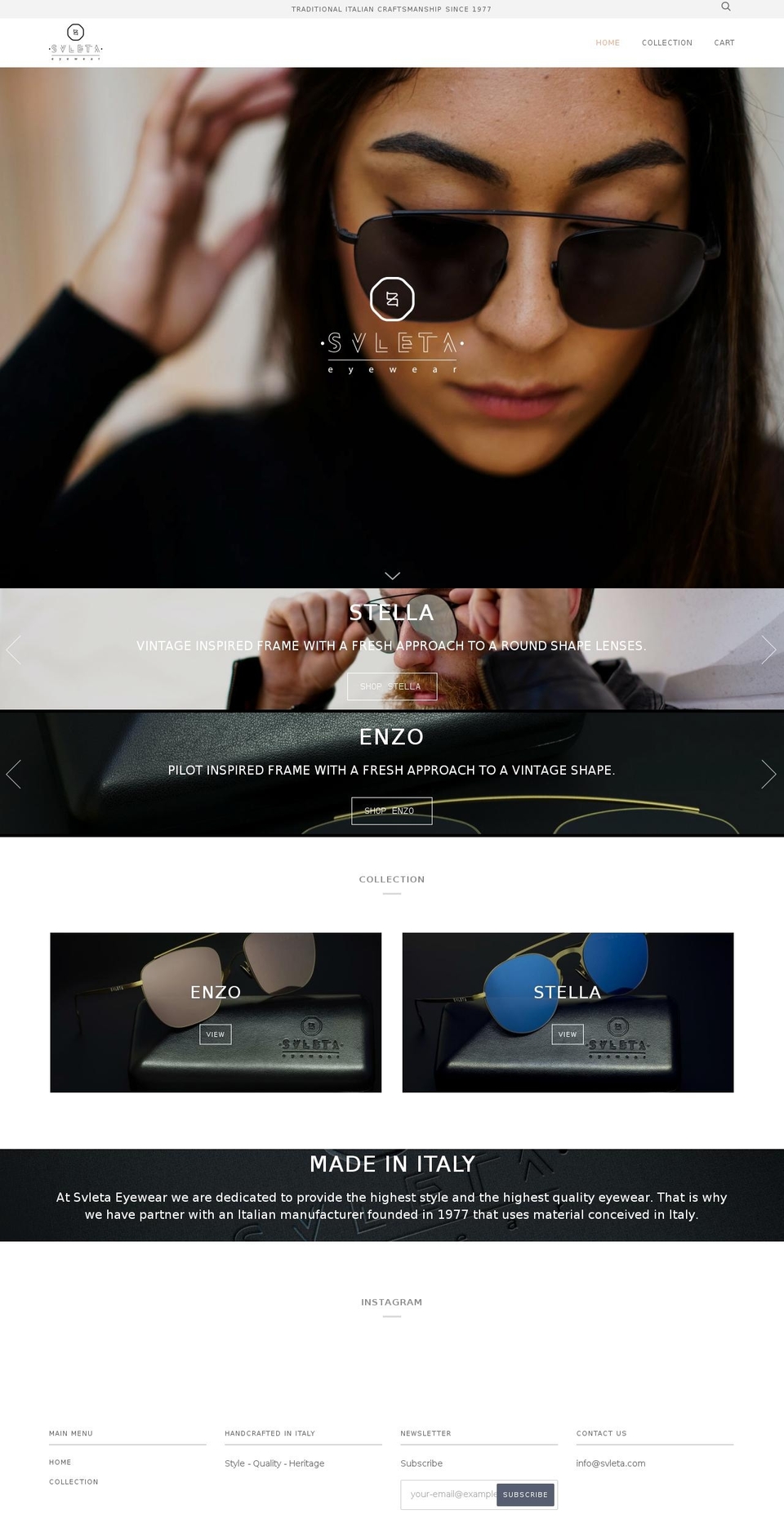 svleta.com — Shopify storefront screenshot