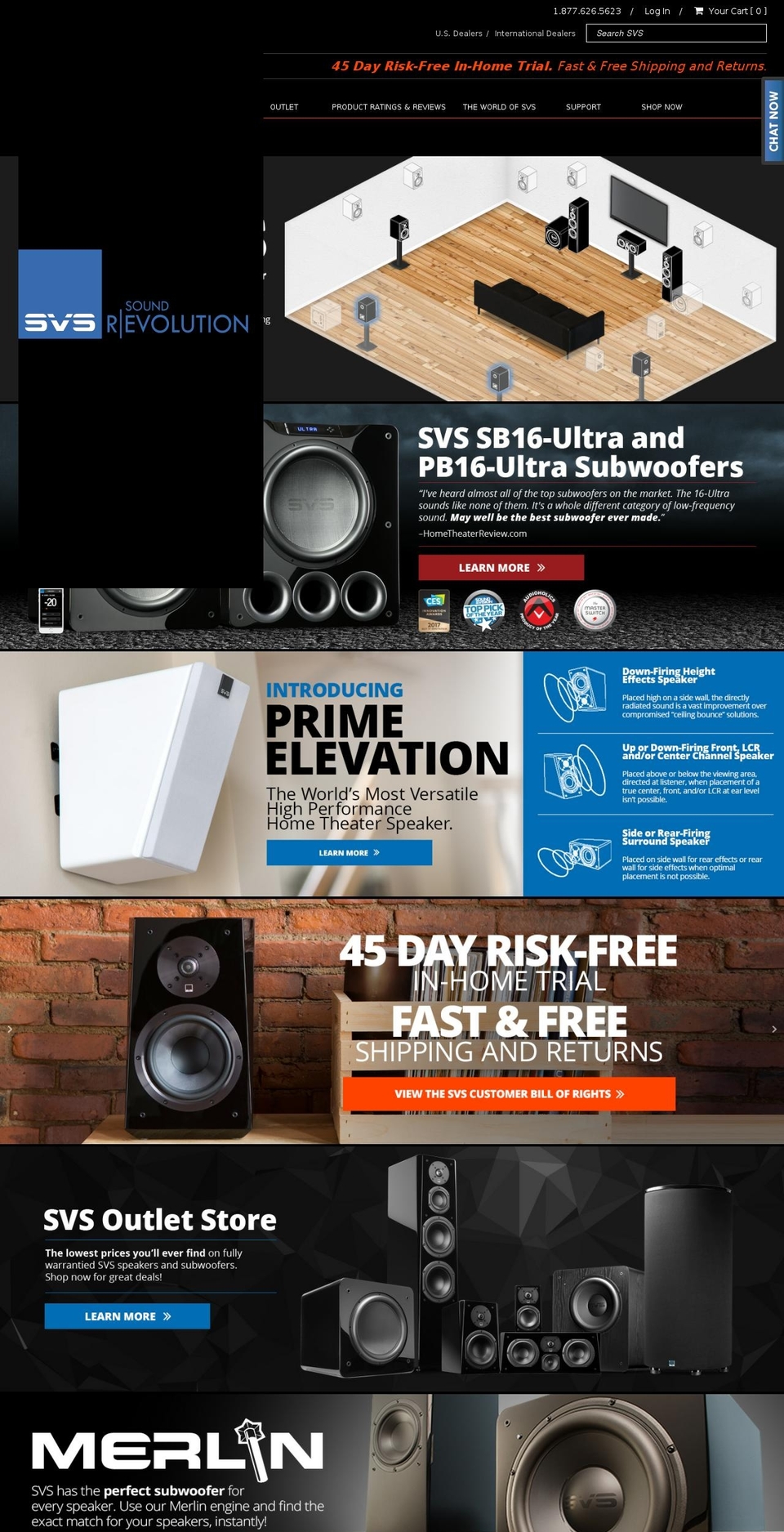 svssound.com shopify website screenshot