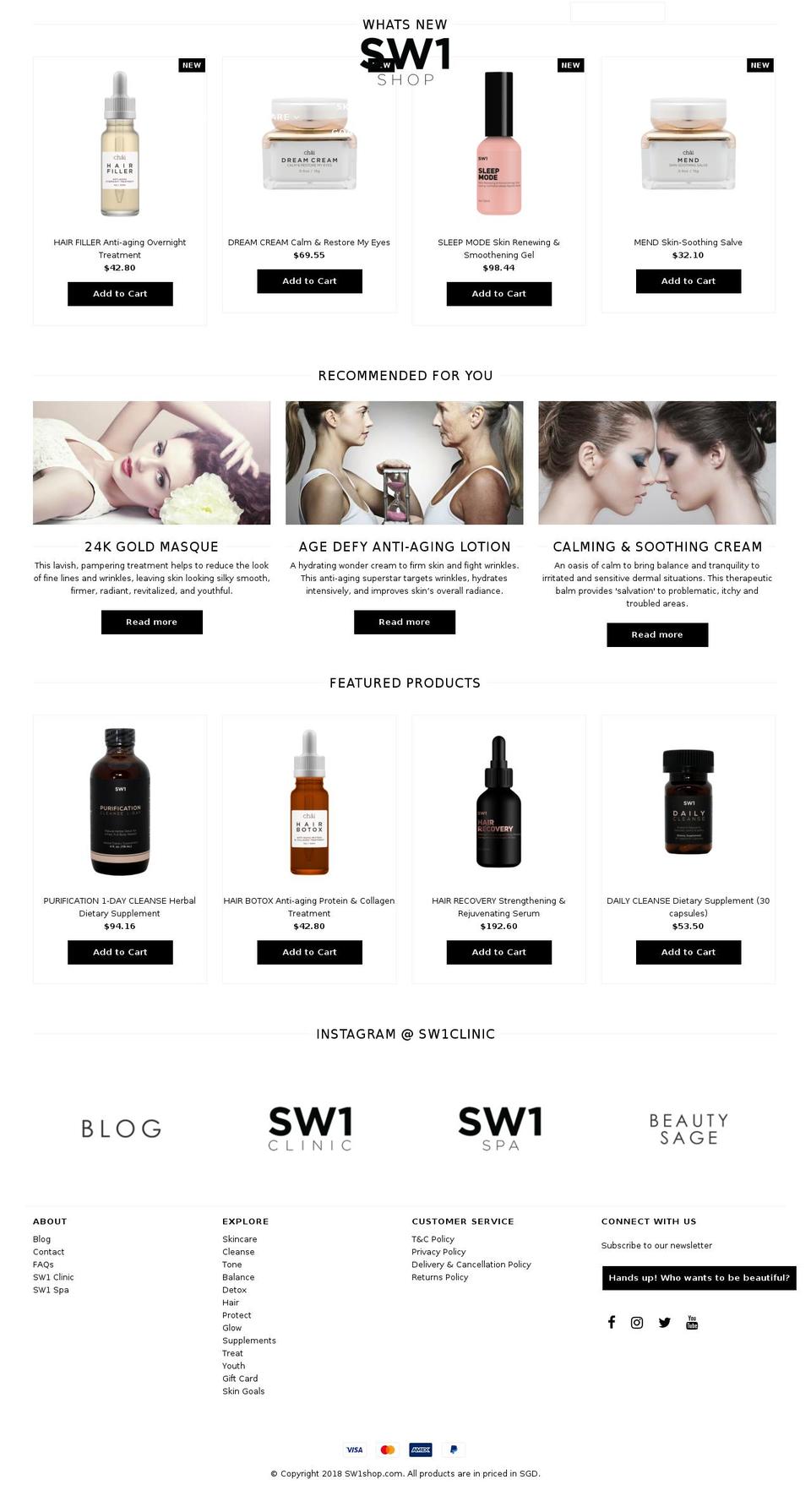 sw1shop.com shopify website screenshot