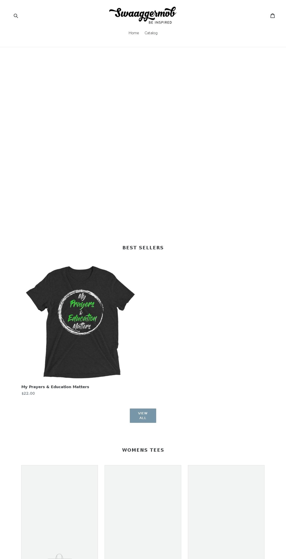 swaaggermob.net shopify website screenshot