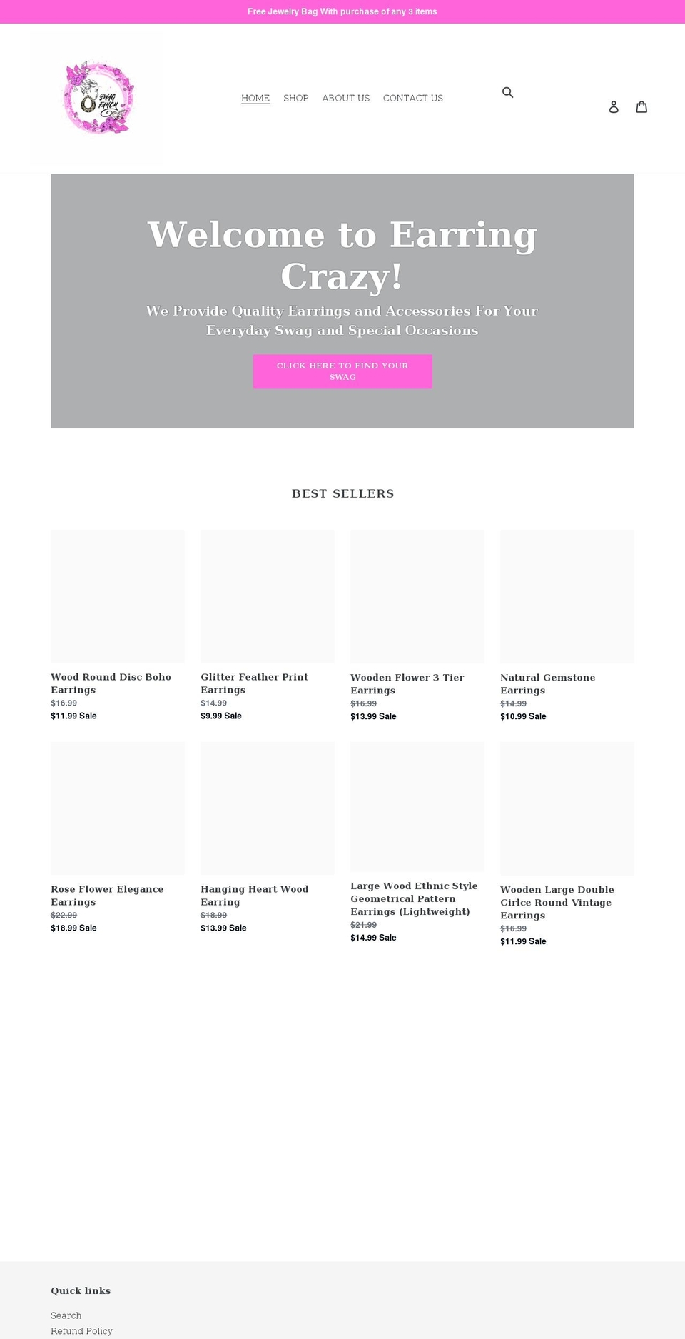 swagfancy.com shopify website screenshot