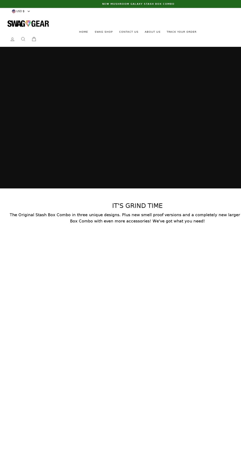 swaggearvip.com shopify website screenshot