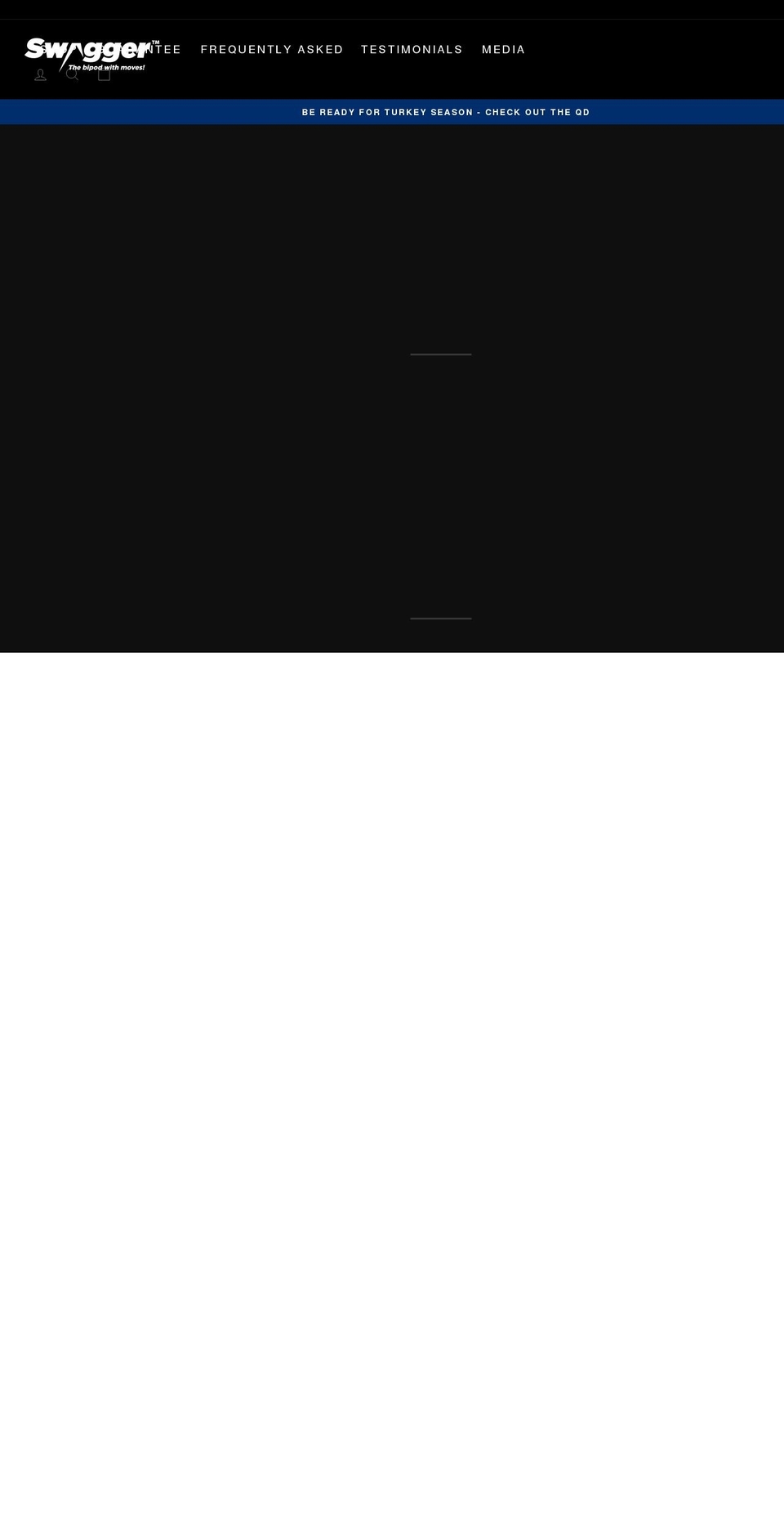 swaggerbipods.com shopify website screenshot