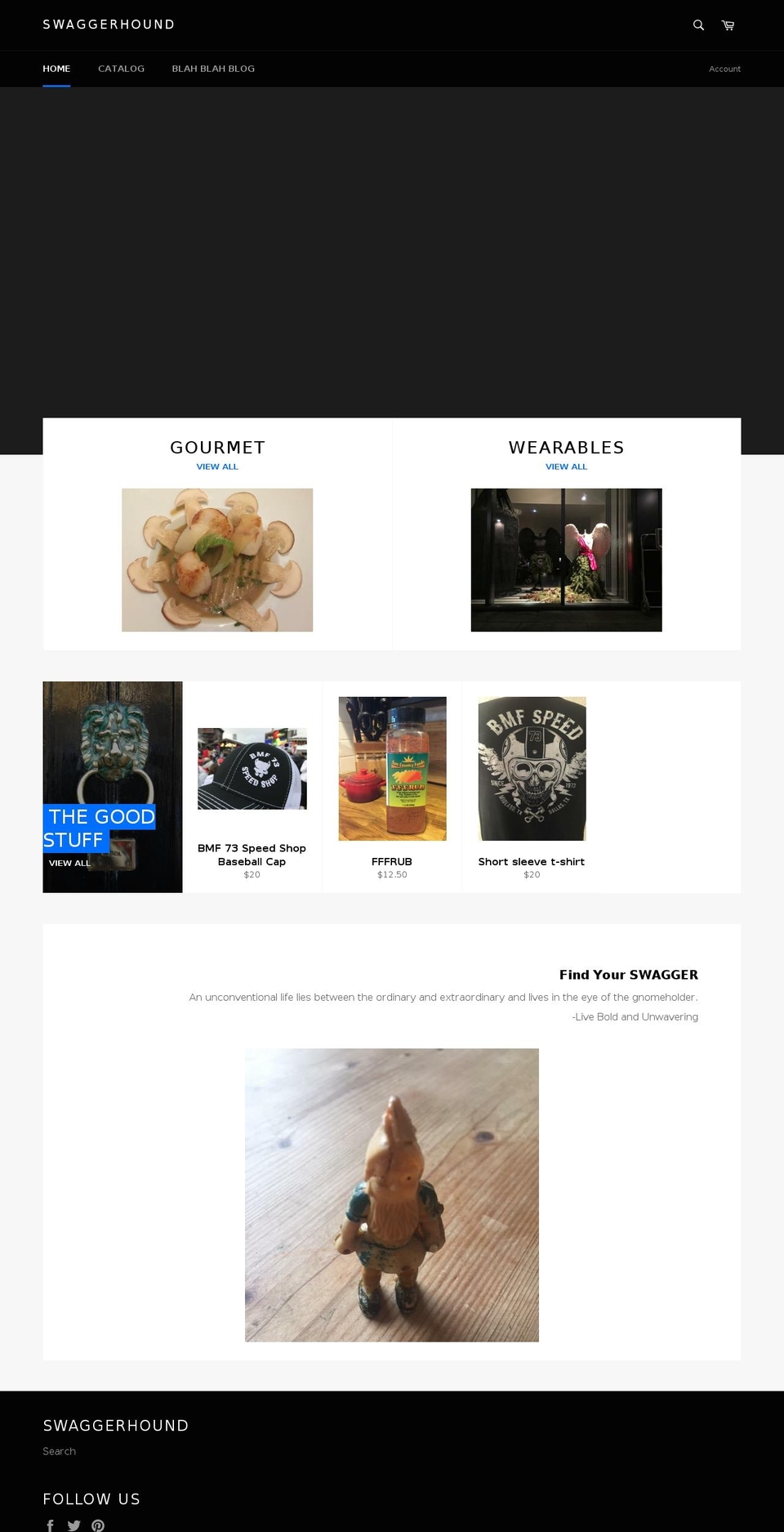 swaggerhound.com shopify website screenshot