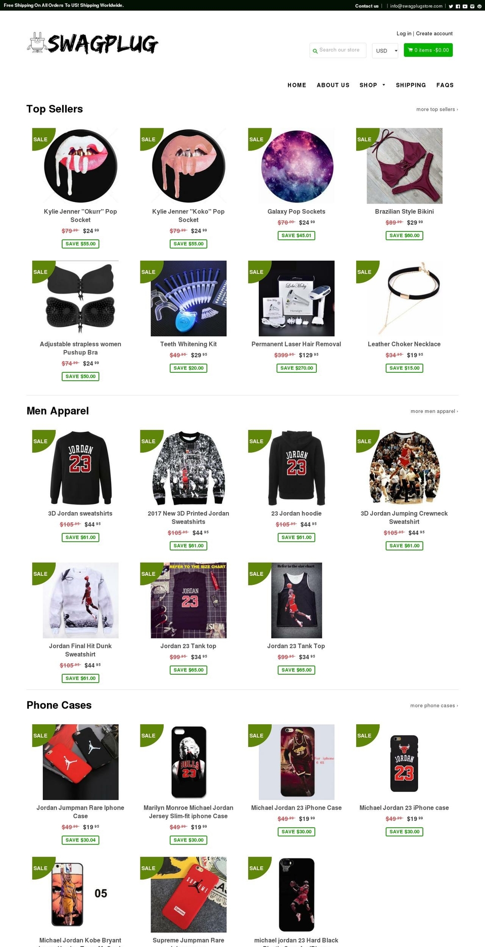 shopifybooster1-7-1-217022 Shopify theme site example swagplug.com