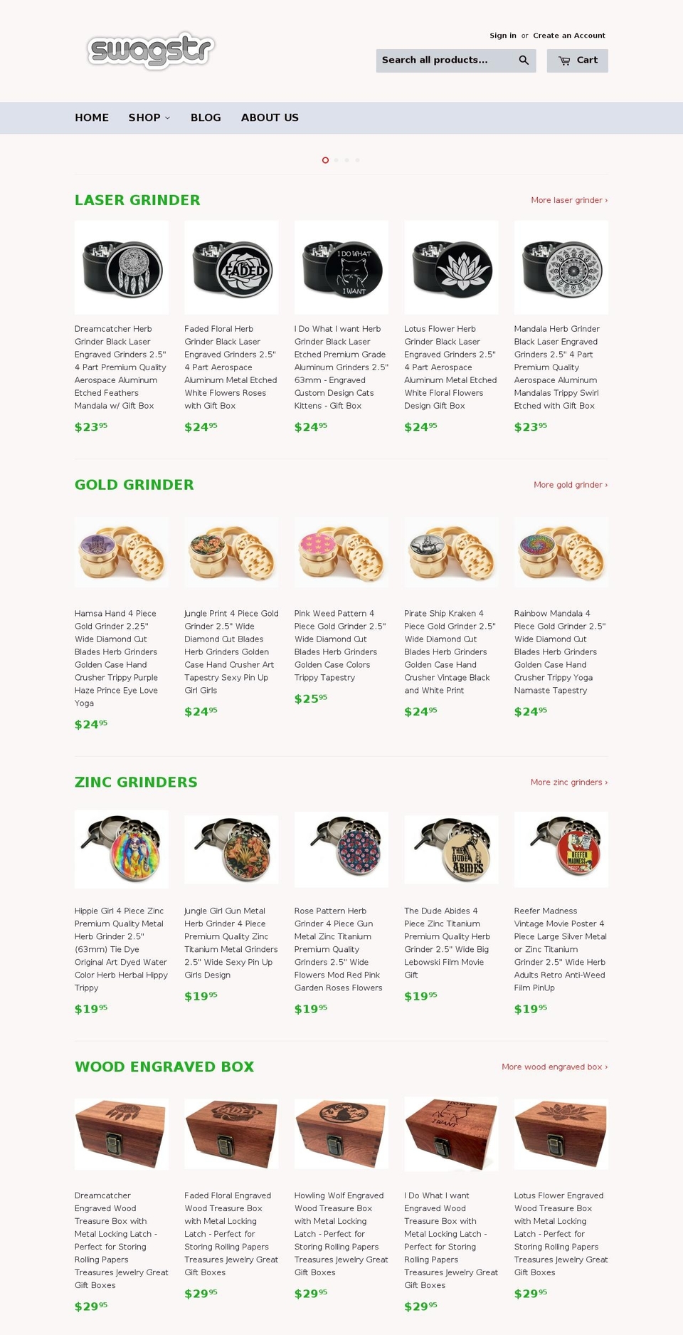 swagstr.com shopify website screenshot