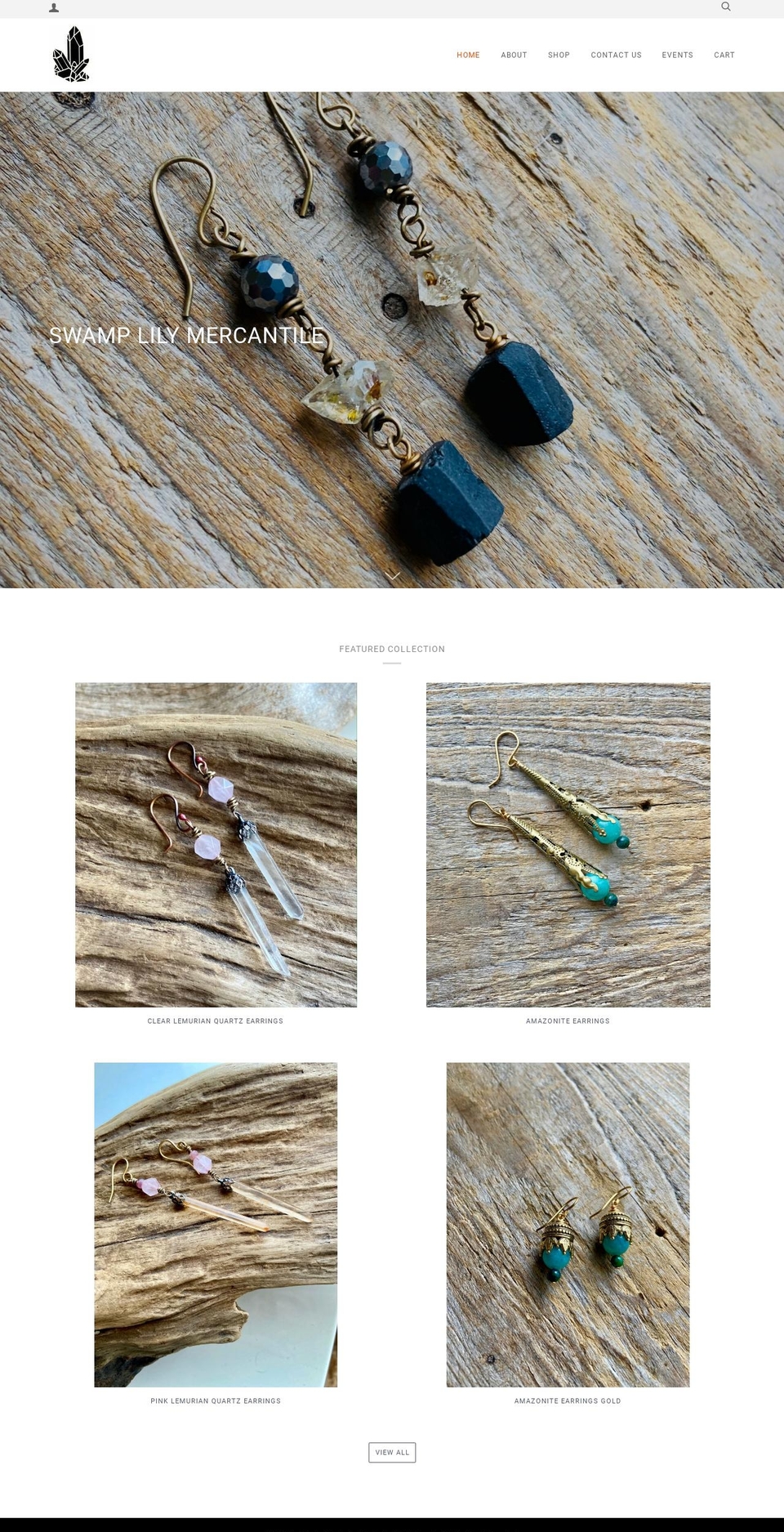 swamplilymercantile.com shopify website screenshot