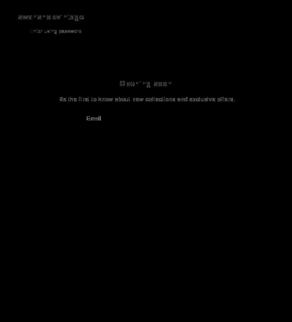 swan-shop.com shopify website screenshot