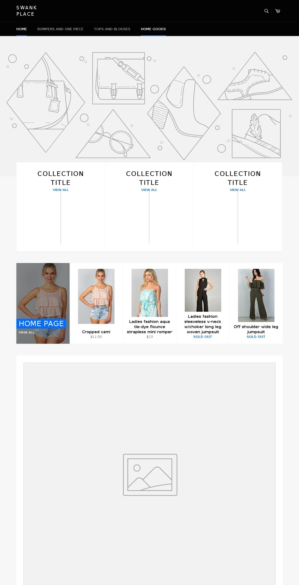 swankplace.com — Shopify storefront screenshot