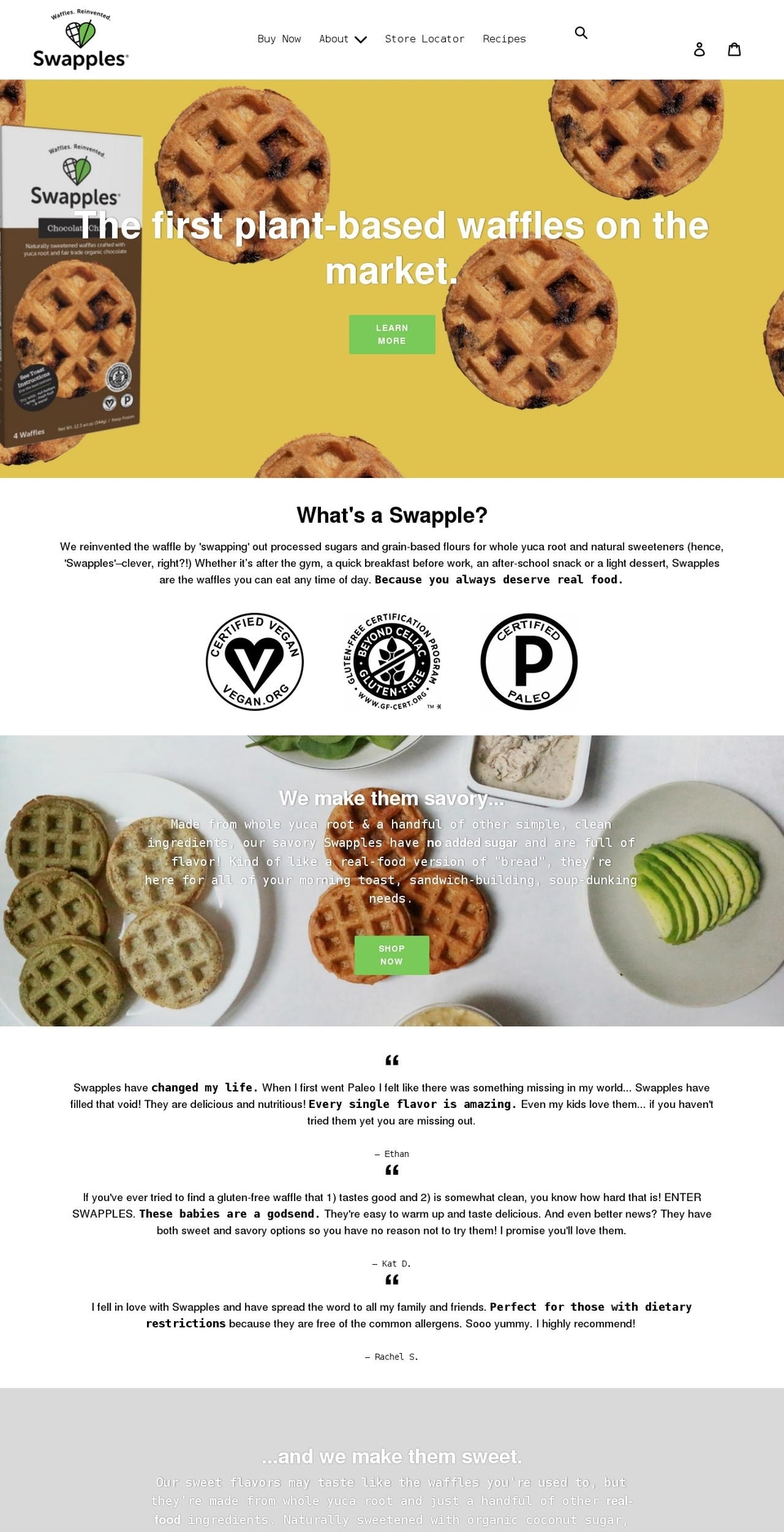 swapfoods.com shopify website screenshot