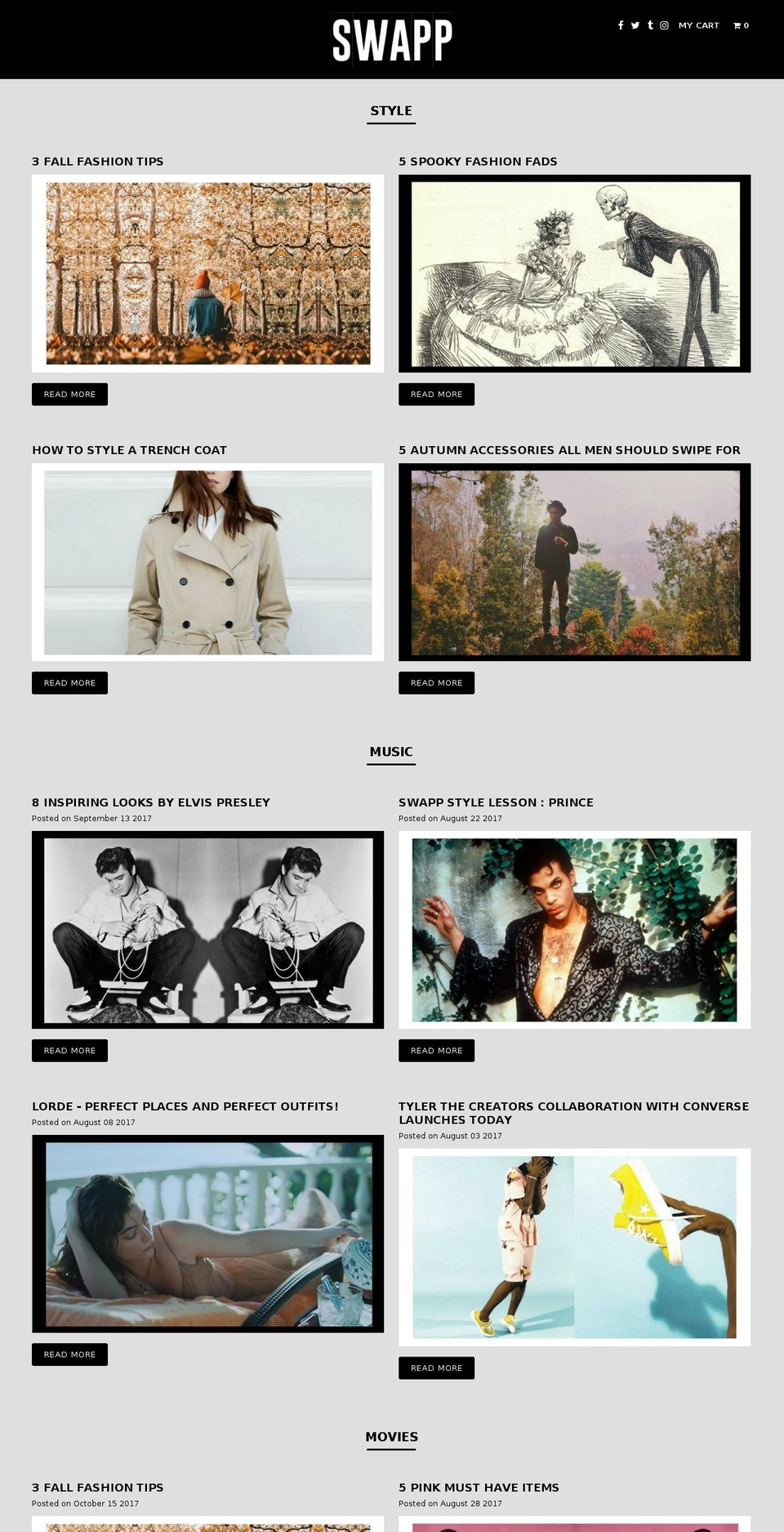 swappfashionofficial.com — Shopify storefront screenshot