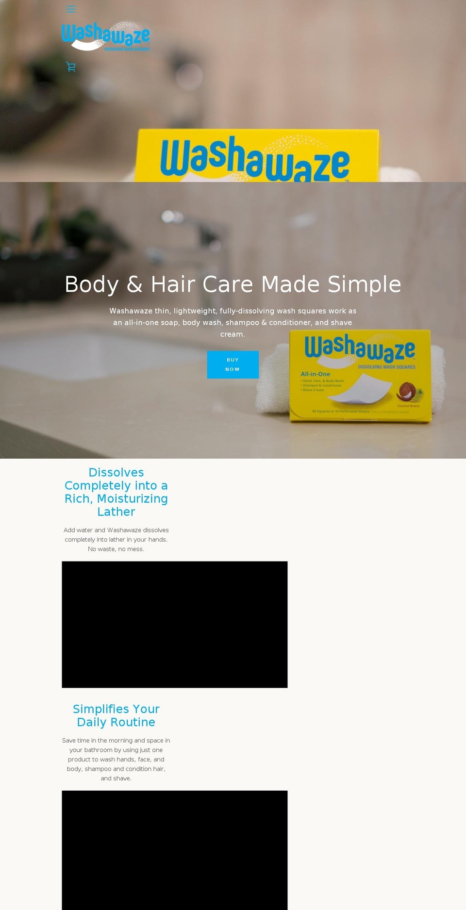 swasheeze.com shopify website screenshot