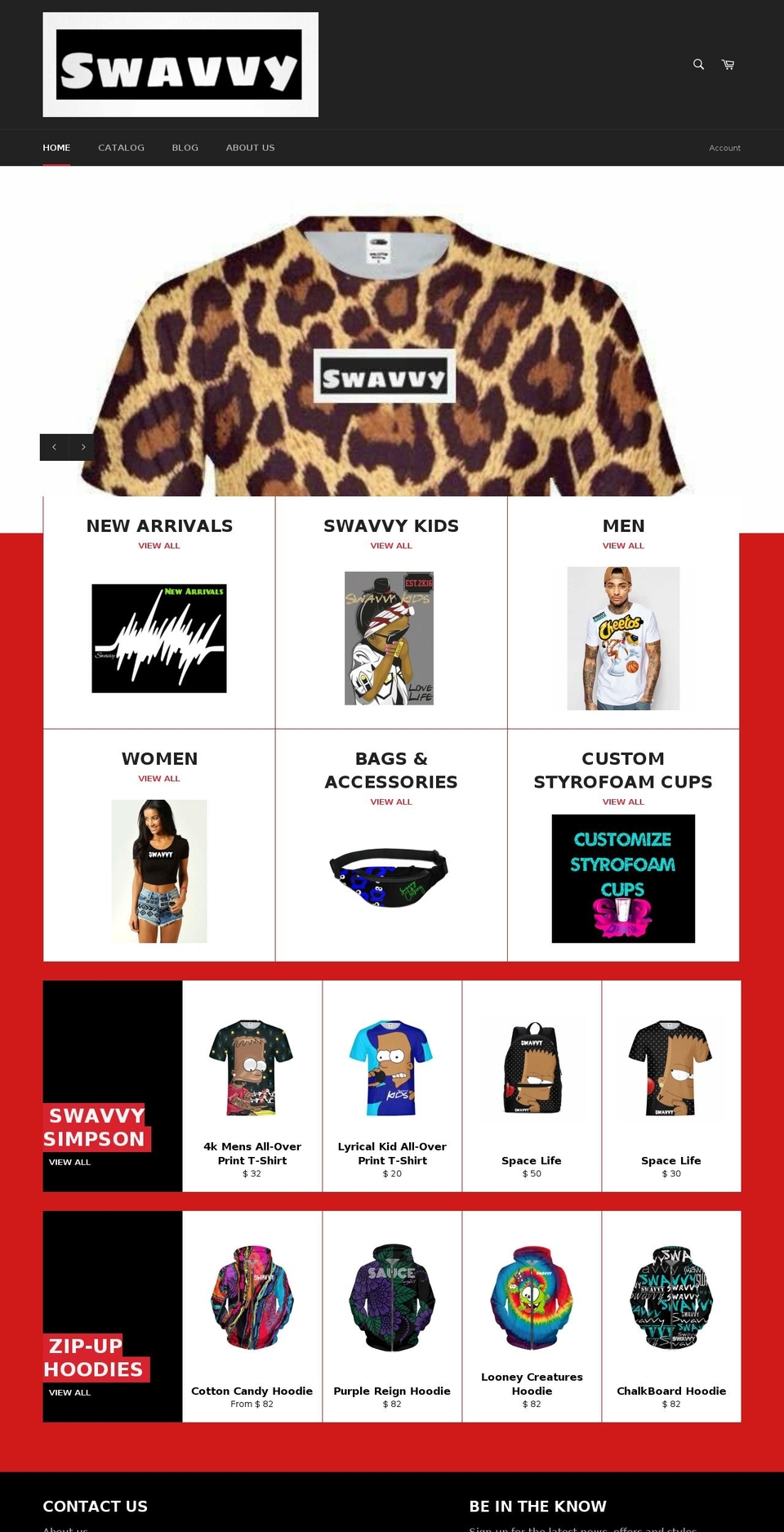 swavvylife.com — Shopify storefront screenshot