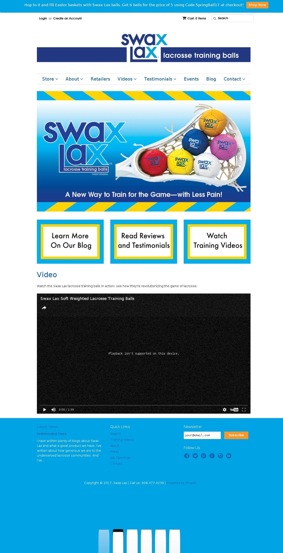 swaxlax.com shopify website screenshot