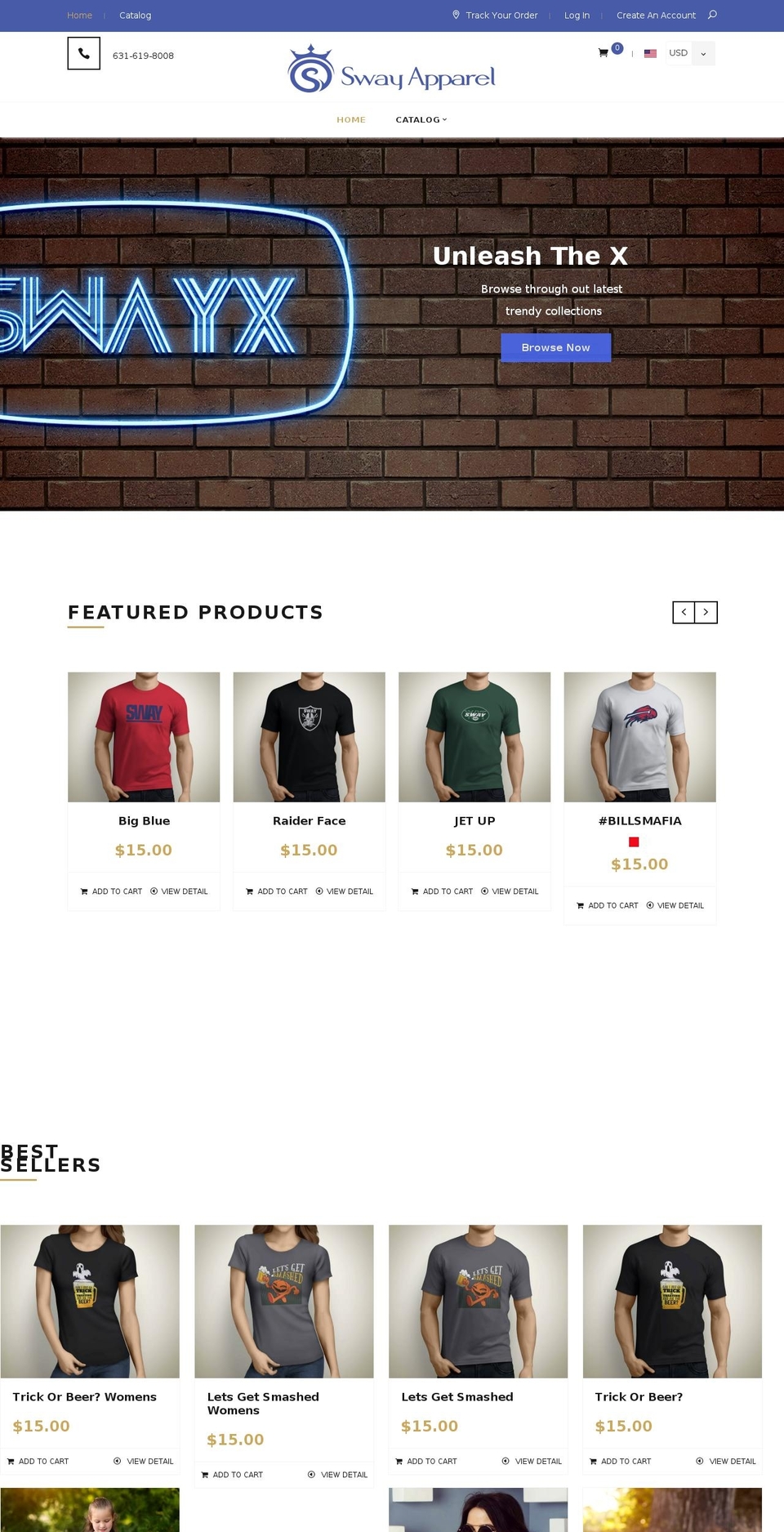 deshop Shopify theme site example sway.ninja