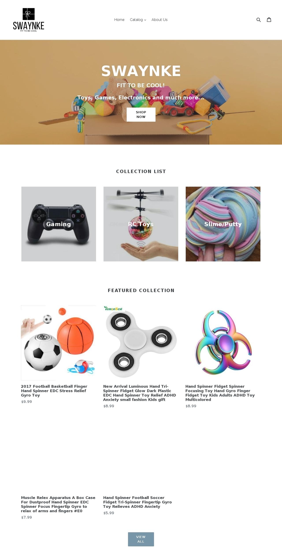 swaynke.com — Shopify storefront screenshot