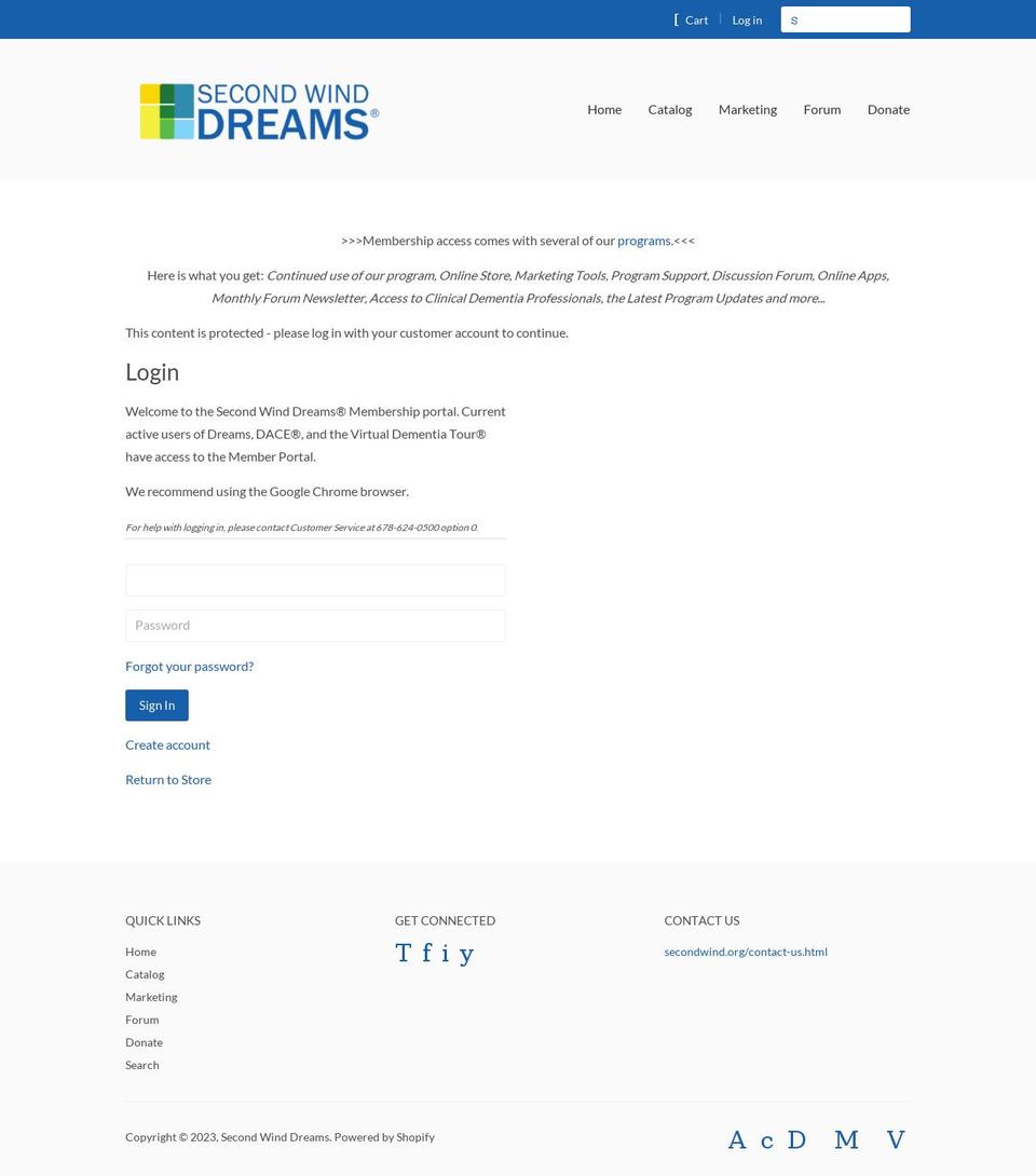 swdmembers.org shopify website screenshot