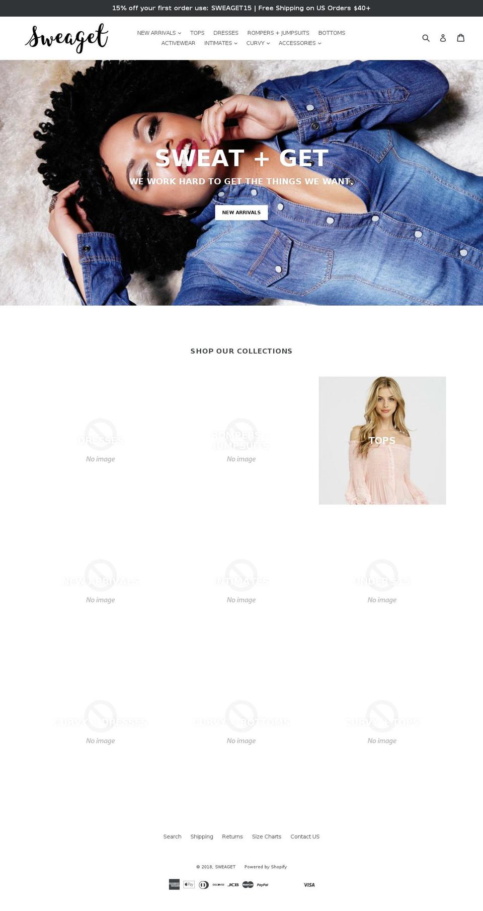 sweaget.com — Shopify storefront screenshot