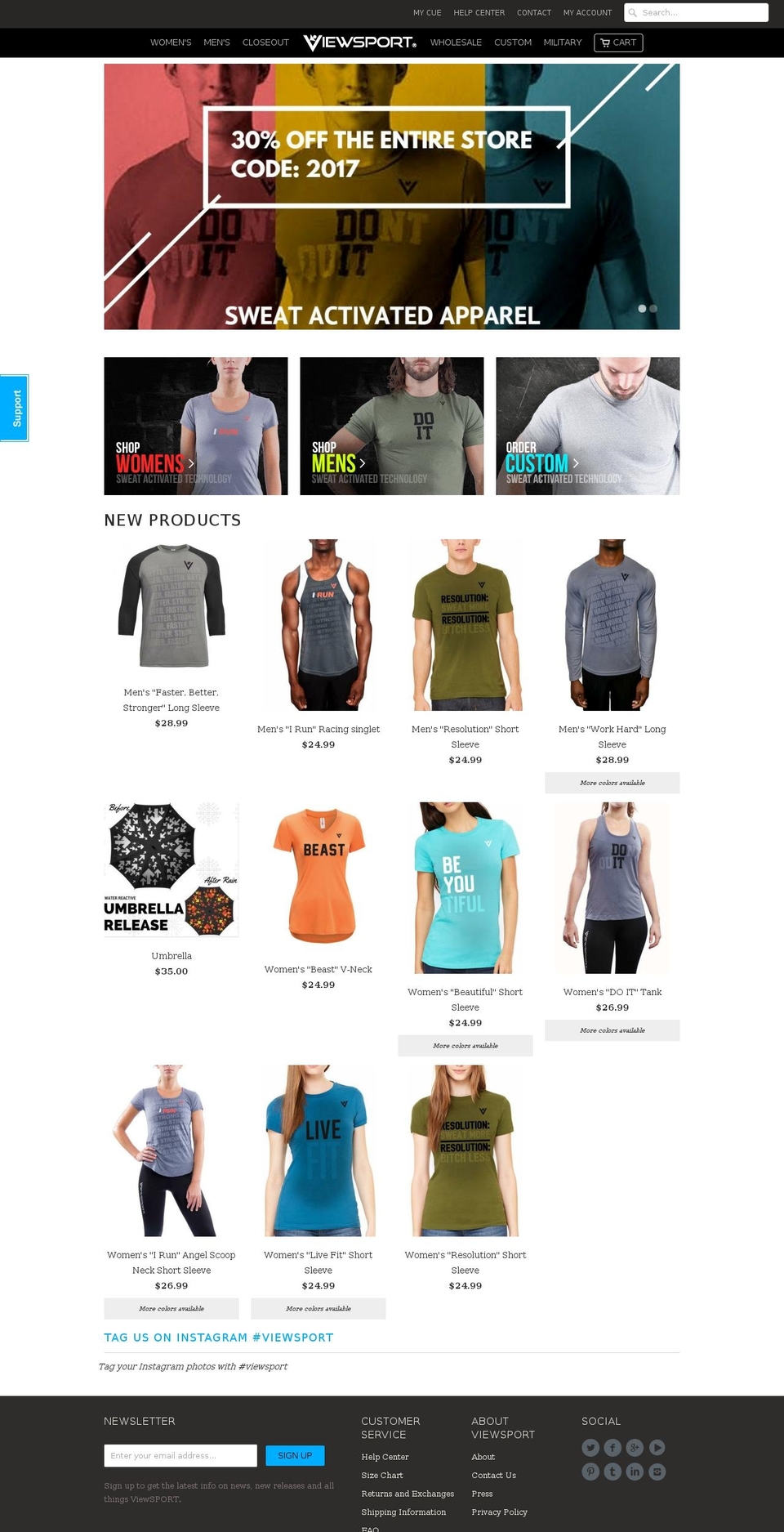 sweatactivatedtechnology.com shopify website screenshot