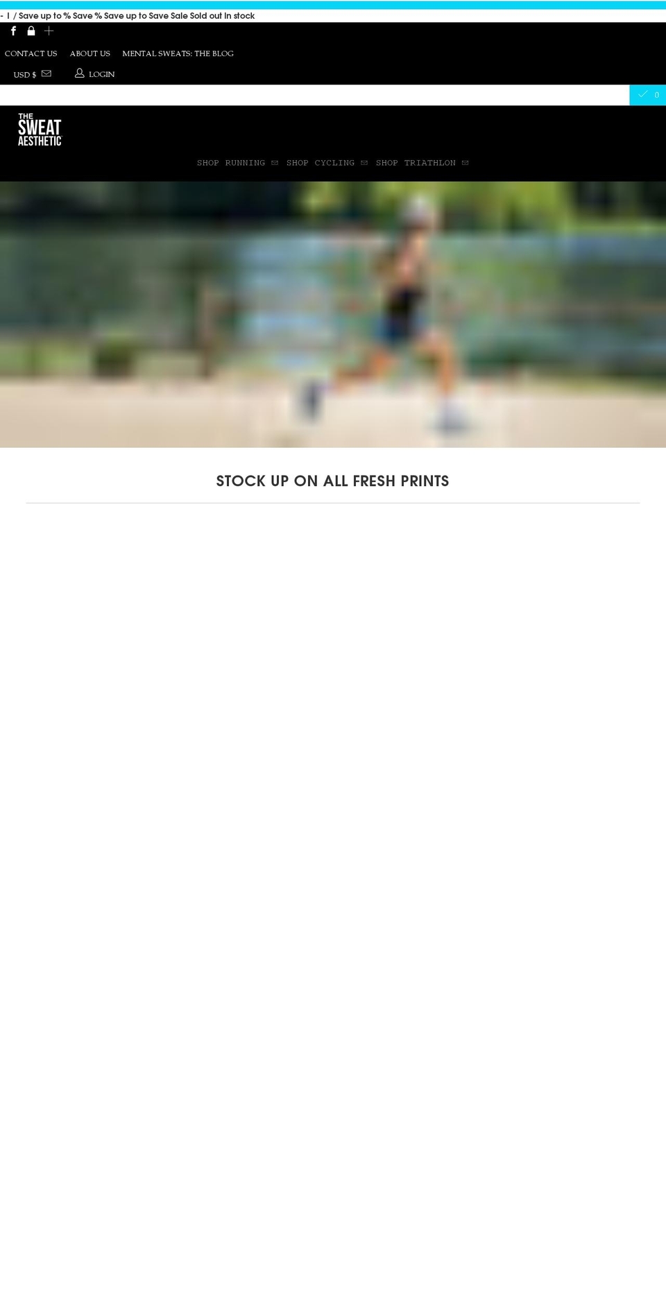 sweataesthetic.com shopify website screenshot
