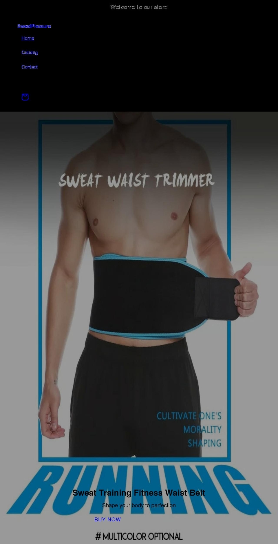 sweatpleasure.com shopify website screenshot