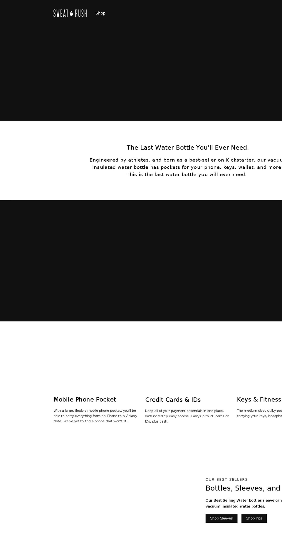 sweatrush.com — Shopify storefront screenshot