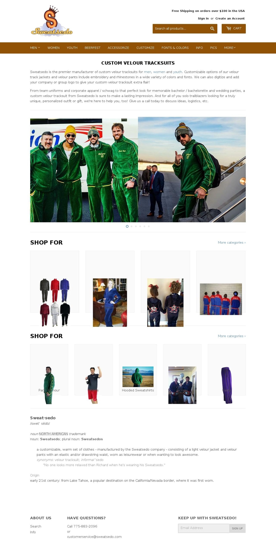sweatsedo.com shopify website screenshot