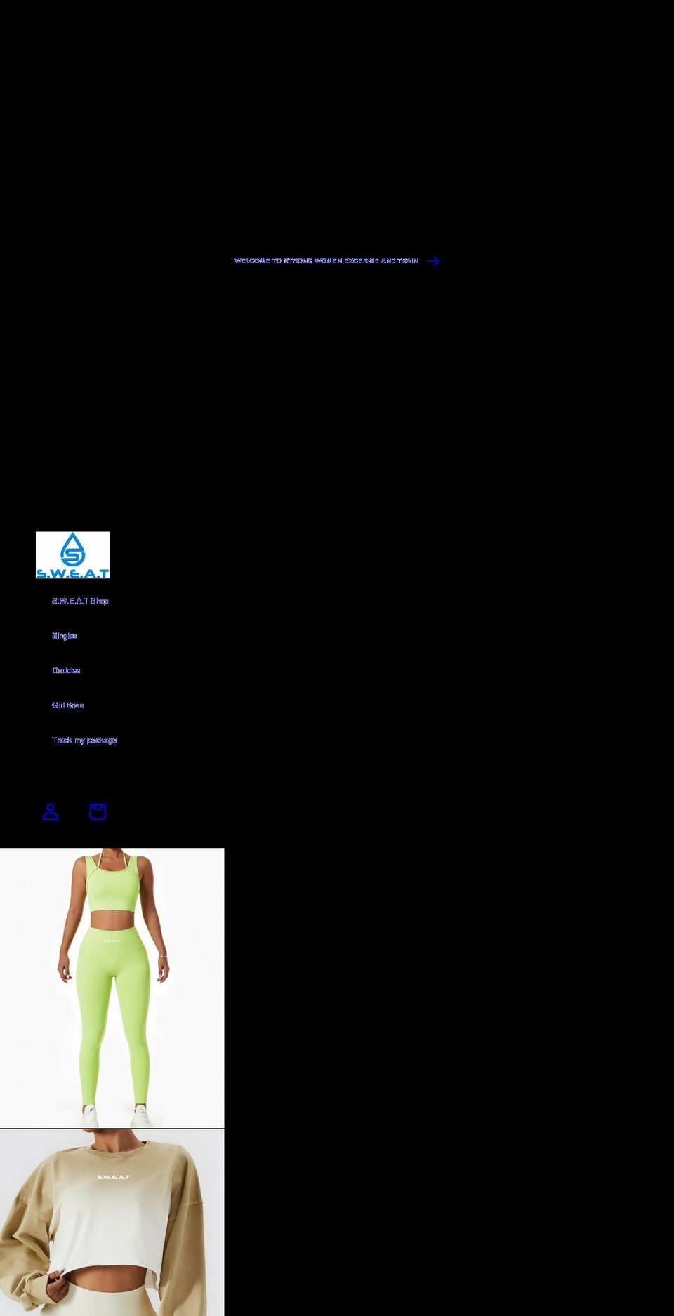 sweatshopinc.com shopify website screenshot