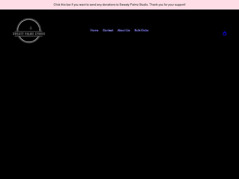 sweatypalmz.com shopify website screenshot