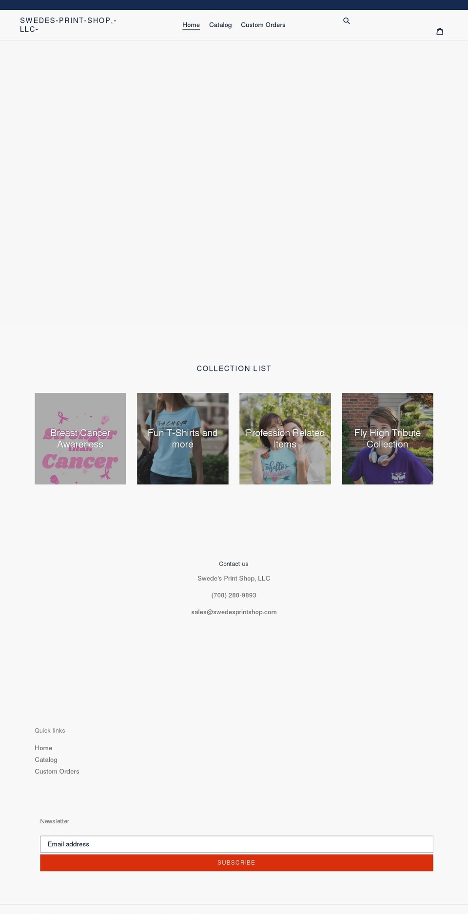 swedesprintshop.com shopify website screenshot