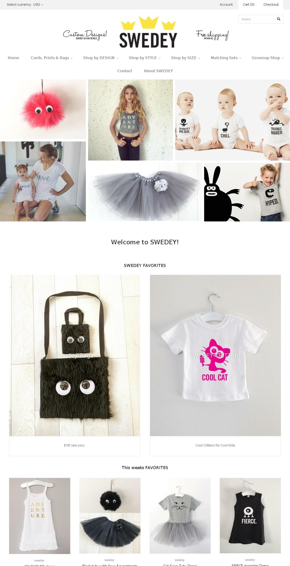 swedey.com — Shopify storefront screenshot