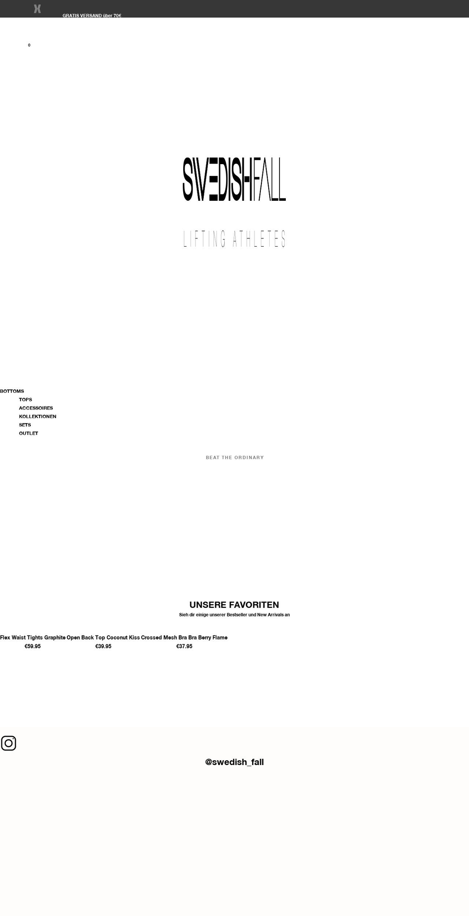 swedishfall-is-launching.com — Shopify storefront screenshot